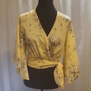 Primark Floral Wrap Shirt
